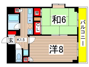 ドーミーいりなかアネックスの物件間取画像